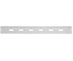 EFB Elektronik VSB-FP-6SC-D-H - Rack mounting - 1U - Fiber - Pilkas - Metal