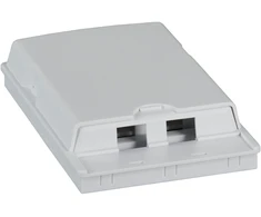 Efb Elektronik EFB Lizdas kliento FTTH vidinis sieninis jungiklis, skirtas 2x SC Simplex/LC Duplex IP20