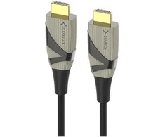 Efb Elektronik EFB HDMI 2.0 AOC Glasfaser Kabelis 80m Stecker HDMI Typ A auf Stecker HDMI Typ A Ermoeglicht eine perfekte 4K 60Hz Uebertragung