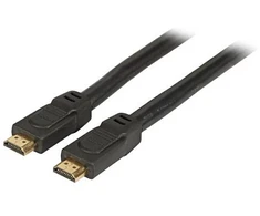 Efb Elektronik EFB HighSpeed HDMI Kabelis mit Ethernet 4K60Hz A-A St-St 7,5m juodas