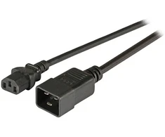 Maitinimo kabelis EFB EFB Elektronik EK531.1,8V2 maitinimo kabelis Juodas 1.8 m C20 skydelis C13 panelis