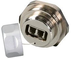 Efb Elektronik EFB LC Duplex IP67 Durchfhrungskupplung,Metallausfhrung K
