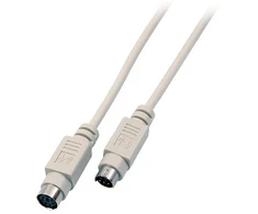 Efb Elektronik EFB Maus/-Tastatur Verlngerungskabel, 2x PS/2, St.-Bu., 5,0m, beige