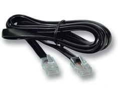 Efb Elektronik EFB Modularkabel RJ12 (6/6) - RJ45 (8/8), juodas, 3 m