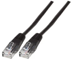 Efb Elektronik EFB Modularkabel RJ45 (8/4) - RJ45 (8/4), vergossen, juodas, 6 m