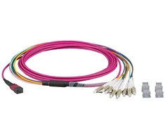 Efb Elektronik EFB MTP(F)-LC Trunkkabel OM4 8 Fasern Typ B LSZH erika-violett 3m