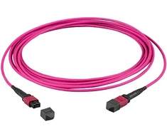 Efb Elektronik EFB MTP(F)-MTP(F) Patchkabel OM4 12 Fasern Typ B LSZH erika-violett 7,5m