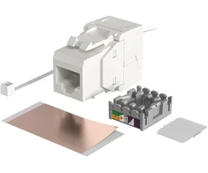Efb Elektronik EFB RJ45 Keystone UTP, Cat.6, 250MHz, Komponenten zertifiziert, wei