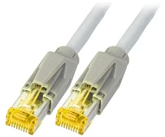 Efb Elektronik EFB RJ45 patch kabelis 2x TM31 Daetwyler 1200 MHz 7,5 metrų pilkas (K8580GR.7,5)