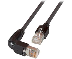 Efb Elektronik EFB RJ45 Patchkabel Cat.5e S/UTP PVC TM11 1x90 juodas 0,25m