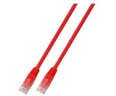 Efb Coferro Cables „Mercodan“ – jungiamasis kabelis – RJ-45 (kištukas) į RJ-45 (kištukas) – 1,5 m – UTP – CAT 5e – raudonas