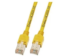 Efb Elektronik EFB RJ45 Patchkabel Cat.5e SF/UTP LSZH Draka UC300 TM11 gelb 0,5m