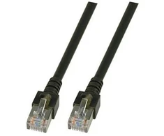 Efb Elektronik EFB RJ45 Patchkabel Cat.5e SF/UTP PVC CCA juodas 1,5m