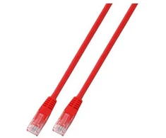Efb Elektronik EFB RJ45 Patchkabel Cat.6 U/UTP PVC CCA raudona 0,25m