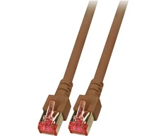 Efb Elektronik EFB RJ45 Patchkabel Cat.6 S/FTP LSZH braun 30m