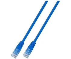 Efb Elektronik Įvairių dydžių RJ45 UTP (U/UTP) jungiamasis kabelis, 1,0 m mėlynas, CAT6