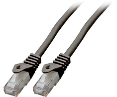 Efb Elektronik EFB RJ45 Patchkabel Cat.6 U/UTP LSZH CCA juodas 1,5m
