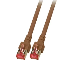 Efb Elektronik EFB RJ45 Patchkabel Cat.6 S/FTP LSZH braun 0,15m