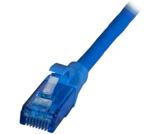 Efb Elektronik EFB RJ45 Patchkabel Cat.6A U/UTP LSZH Premium 500MHz blau 0,15m