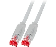 Efb Elektronik EFB RJ45 Patchkabel Cat.6A S/FTP LSZH Draka UC900 TM21 grau 15m