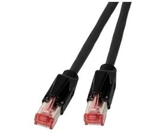 Efb Elektronik EFB RJ45 Patchkabel Cat.6A S/FTP LSZH Draka UC900 TM21 juodas 0,25m