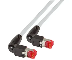 Efb Elektronik EFB RJ45 Patchkabel Cat.6A S/FTP LSZH Draka UC900 TM21 2x90 grau 10m
