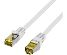 Efb Elektronik EFB tinklo kabelis Cat.6A/Cat.7, S/FTP, LSZH, balta, 0,15 m (MK7001.0,15W)