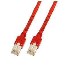 Efb Elektronik EFB RJ45 Patchkabel F/UTP Cat.5e TM11 UC300 5.00m raudona