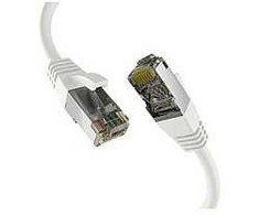 Efb Elektronik M-Cab CAT8.1 Baltas 2M PATCH CORD/RJ45 S/FTP LSZH 40GBIT CU LAN