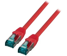 Efb Elektronik EFB Kabelis RJ45 S/FTP, Cat.6A, LSZH, 10m, raudona
