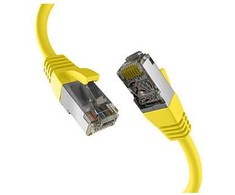 Efb Elektronik NAUDOTI M-Cab CAT8.1 Geltonas 1M PATCH CORD/RJ45 S/FTP LSZH 40GBIT