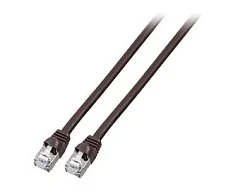 Efb Elektronik EFB RJ45 Patchkabel S/FTP, Cat.6, PVC, kurze Tlle, UL, 15m, juodas