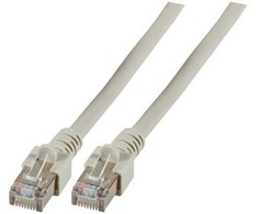 Efb Elektronik Patch kabelis (1.5m, SF/UTP, CAT5e, pilkas)