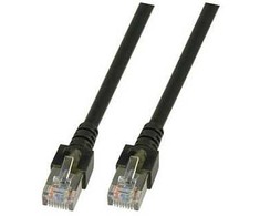 EFB RJ45 S/FTP Cat5e kabelis sieciowy Juodas 1 m SF/UTP (S-FTP)