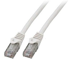 Efb Accs EFB Kabelis połączeniowy RJ45 U / UTP, kat. 6, LSZH, CCA, 0,5 m, balta (K8104WS.0,5)