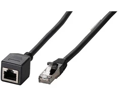 Efb Elektronik EFB EFB RJ45 Patchkabelverl. S/FTP, Cat.6A, AWG26, LSZH, 5m, sw