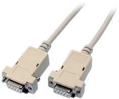 Efb Elektronik EFB Serielles Laplink Kabelis , 2x DSub 9, Bu.-Bu., 3,0m, beige