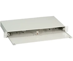 Efb Elektronik EFB Spleibox ausziehbar 1HE be Frontblende, unbestckt, grau
