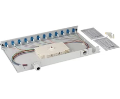 Efb Elektronik EFB Spleibox gr ausziehbar LC OS2 24xPigtails abgesetzt &amp; 12xDuplex-Kupplung