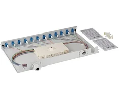 Efb Elektronik EFB Spleibox gr ausziehbar LC/APC OS2 12xPigtails abgesetzt &amp; 6xDuplex-Kupplung