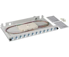 Efb Elektronik EFB Spleibox gr ausziehbar LC/APC OS2 12xPigtails abgesetzt &amp; 6xDuplex-Kupplung