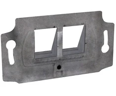 Efb Elektronik EFB Tragring 2-Port, fr Keystones, designfhig TAE
