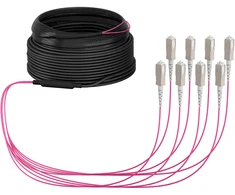 Efb Elektronik EFB Trunkkabel U-DQ(ZN)BH OM4 8G (1x8) SC-SC 10m Dca LSZH