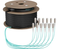 Efb Elektronik EFB Trunkkabel U-DQ(ZN)BH OM3 12G (1x12) SC-SC 170m Dca LSZH