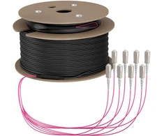 Efb Elektronik EFB Trunkkabel U-DQ(ZN)BH OM4 8G (1x8) SC-SC 80m Dca LSZH
