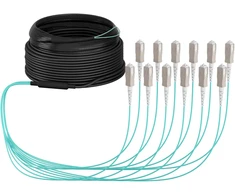 Efb Elektronik EFB Trunkkabel U-DQ(ZN)BH OM3 12G (1x12) SC-SC 20m Dca LSZH