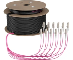 Efb Elektronik EFB Trunkkabel U-DQ(ZN)BH OM4 12G (1x12) LC-LC 180m Dca LSZH