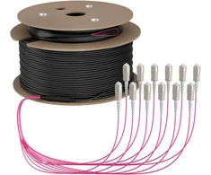 Efb Elektronik EFB Trunkkabel U-DQ(ZN)BH OM4 12G (1x12) SC-SC 160m Dca LSZH