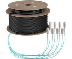 Efb Elektronik EFB Trunkkabel U-DQ(ZN)BH OM3 8G (1x8) SC-SC 190m Dca LSZH