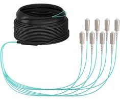 Efb Elektronik EFB Trunkkabel U-DQ(ZN)BH OM3 8G (1x8) SC-SC 40m Dca LSZH